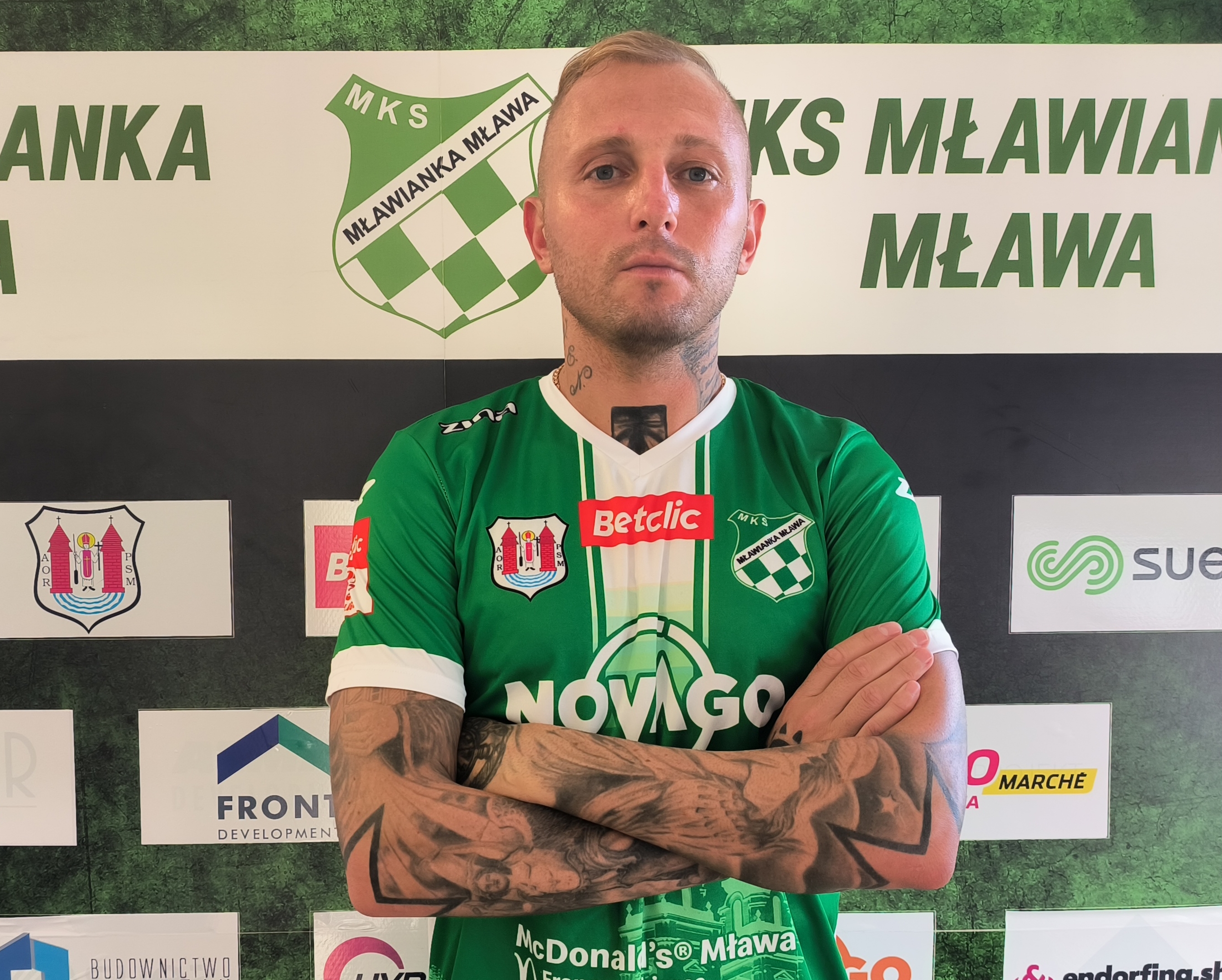 Denis Rakels zawodnikiem Mławianki