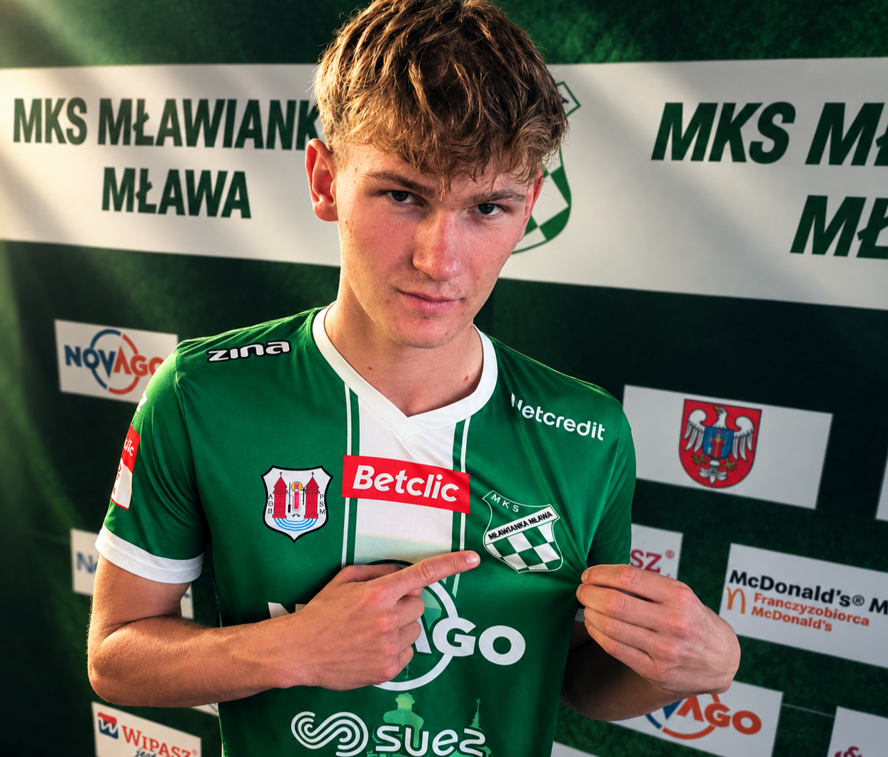 Krzysztof Janiszewski w Mławiance
