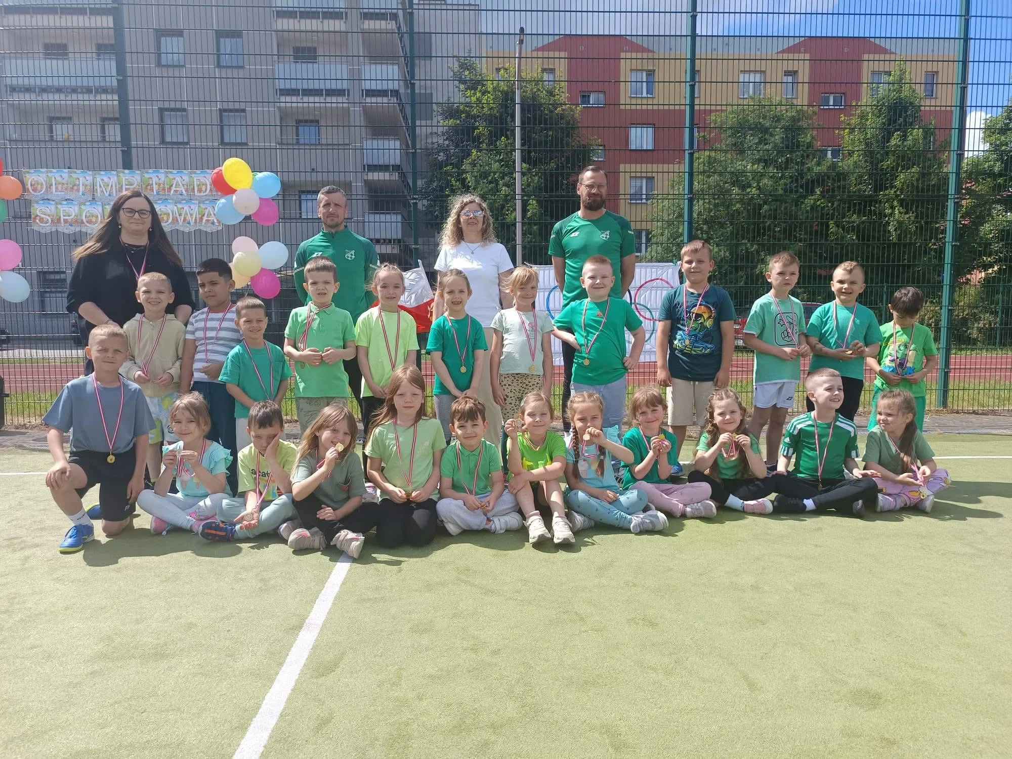 Wizyta na Olimpiadzie Sportowej w Szkole Podstawowej na ul. Ordona.