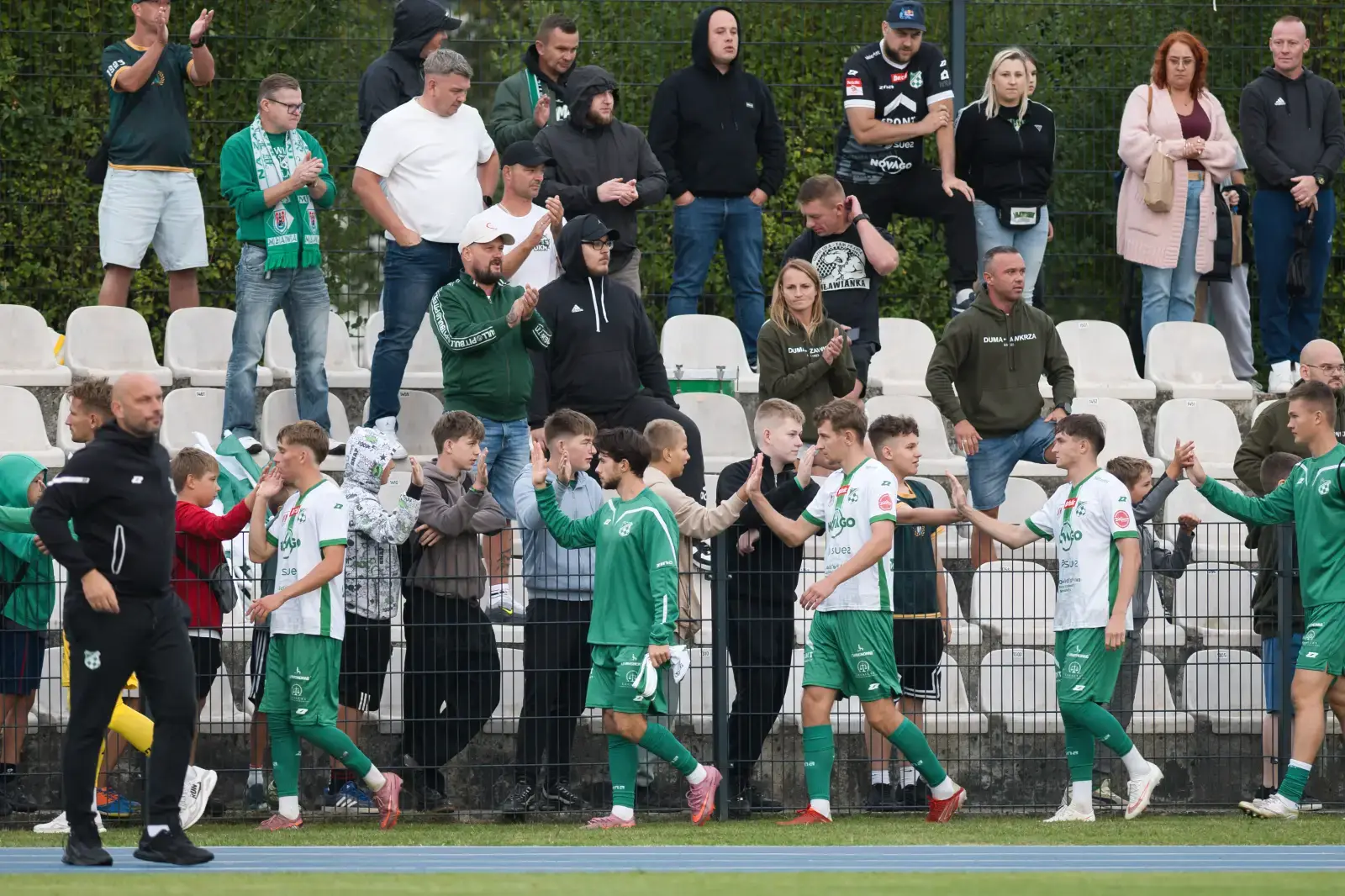 Kibice mecz Mławianka - Lechia Tomaszów